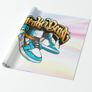 Papier Cadeau Papier d'emballage basket cool