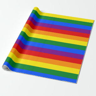 Papier Cadeau Papier d'emballage cadeau d'arc-en-ciel