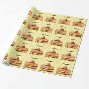 Papier Cadeau Papier d'emballage cadeau de crêpes
