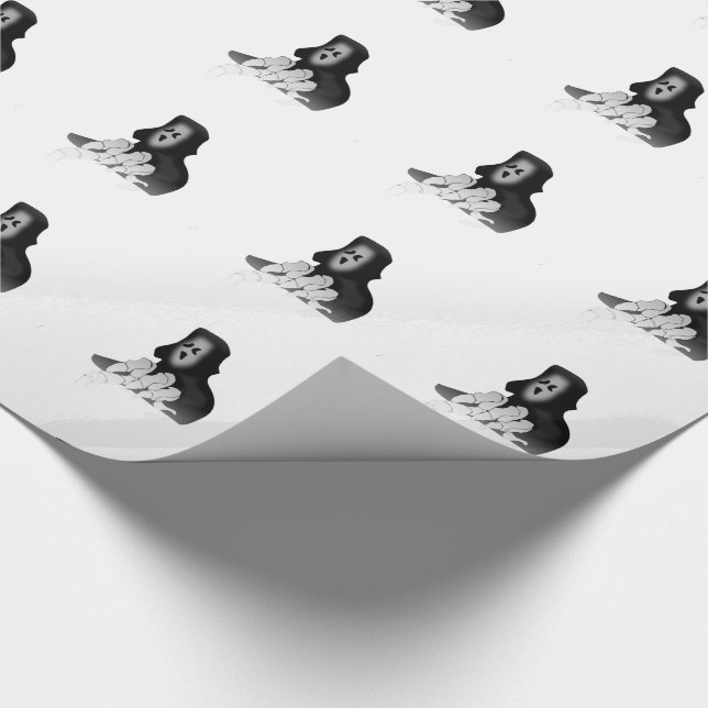 Papier Cadeau Papier d'emballage cadeau de la mort de faucheuse (Coin)