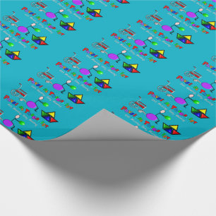 Papier Cadeau Papier d'emballage cadeau de physiothérapeute