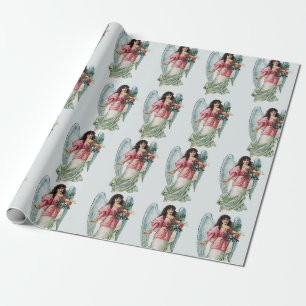 Papier Cadeau Papier d'emballage chrétien d'ange