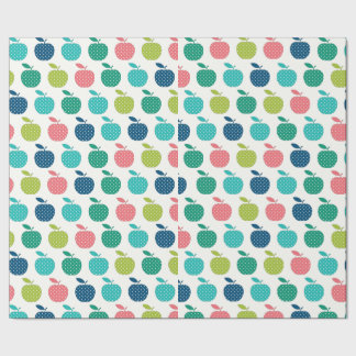 Papier Cadeau Papier d'emballage coloré d'Apple
