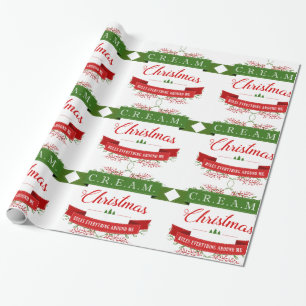 Papier Cadeau Papier d'emballage d'amant de hip hop de Noël