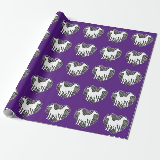 Papier Cadeau Papier d'emballage d'amis de great dane (Déroulé)