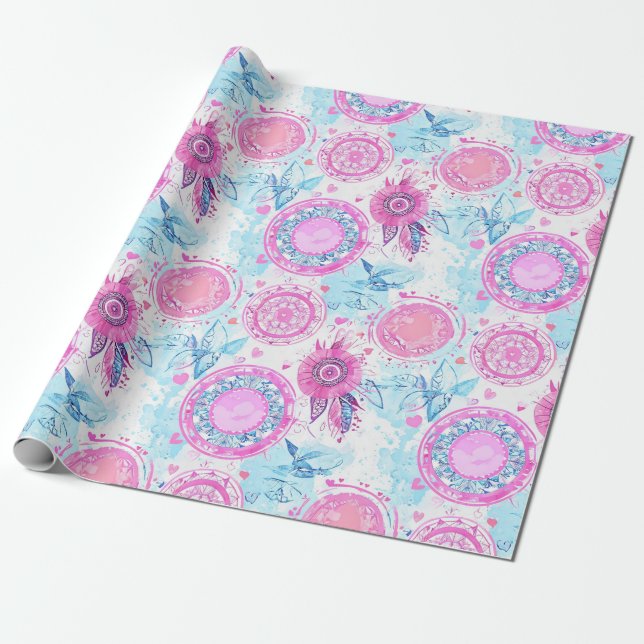 Papier Cadeau Papier d'emballage d'anniversaire amusant (Déroulé)