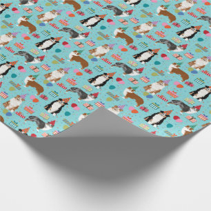 Papier Cadeau Papier d'emballage d'anniversaire pour le chien be