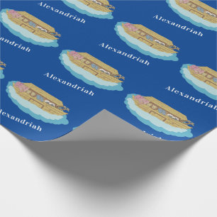 Papier Cadeau Papier d'emballage d'arche de Noah