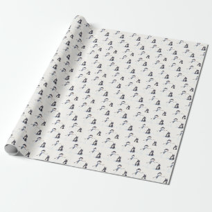 Papier Cadeau Papier d'emballage d'art de chien de bouledogue