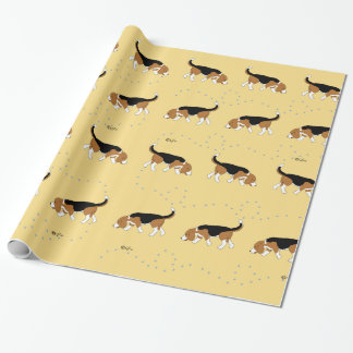 Papier Cadeau Papier d'emballage de beagles de Sleepytown (BG