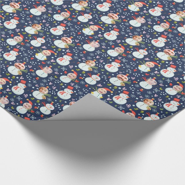 Papier Cadeau Papier d'emballage de bonhommes de neige de (Coin)