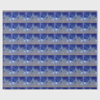 Papier Cadeau Papier d'emballage de branches cristallines (mat)