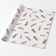 Papier d'emballage de branches de vacances
