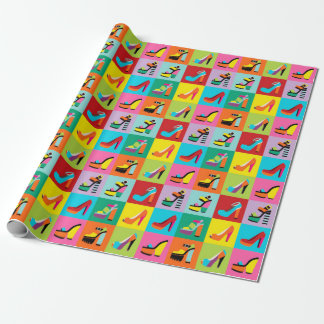 Papier Cadeau Papier d'emballage de bruit de chaussures