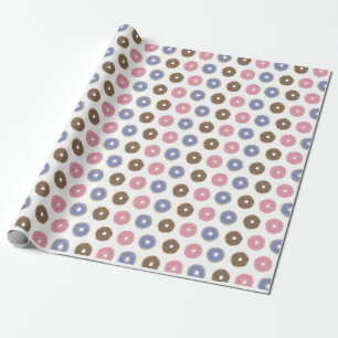 Papier Cadeau Papier d'emballage de butées toriques colorées
