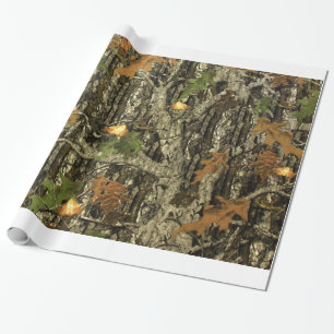 Papier Cadeau Papier d'emballage de Camo de chasse