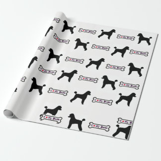Papier Cadeau Papier d'emballage de caniche