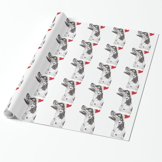 Papier Cadeau Papier d'emballage de casquette de great dane Père (Déroulé)