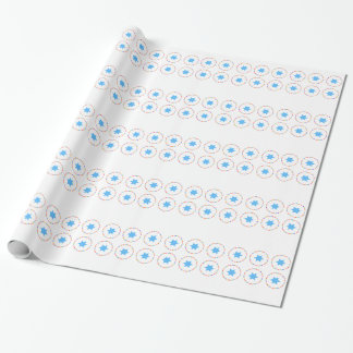 Papier Cadeau Papier d'emballage de Chanukah