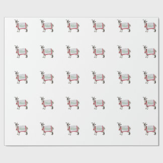 Papier Cadeau Papier d'emballage de chèvre