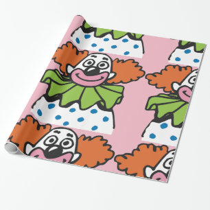 Papier Cadeau Papier d'emballage de clown