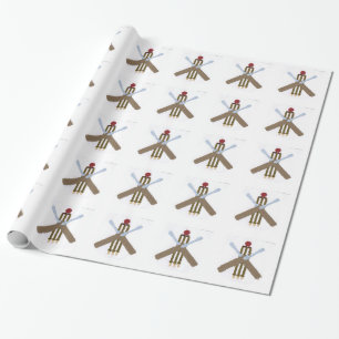Papier Cadeau Papier d'emballage de cricket