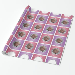 Papier Cadeau Papier d'emballage de ?ère photo faite sur