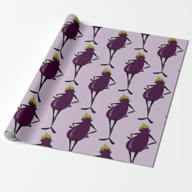 PAPIER CADEAU PAPIER D'EMBALLAGE DE FASHIONISTA DE MOTIF MIGNON (Déroulé)