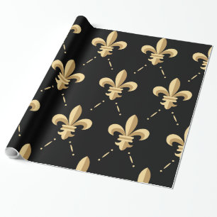 Papier Cadeau Papier d'emballage de Fleur De Lis