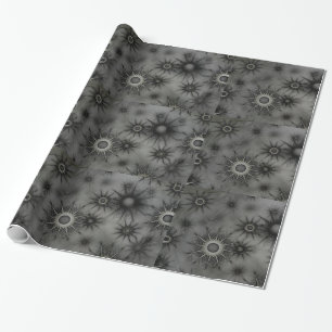 Papier Cadeau Papier d'emballage de flocon de neige Goth