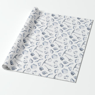 Papier Cadeau Papier d'emballage de fragments archéologiques