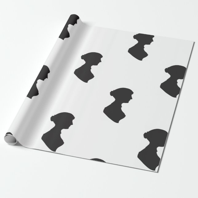 Papier Cadeau Papier d'emballage de Jane Austen (Déroulé)