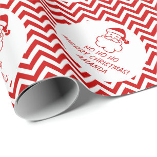 Papier Cadeau Papier d'emballage de Joyeux Noël avec des