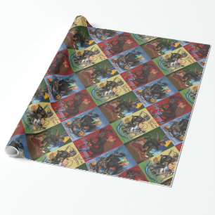Papier Cadeau Papier d'emballage de Krampus