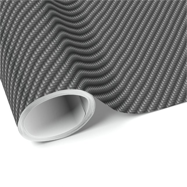Papier Cadeau Papier d'emballage de la fibre 2A de carbone (Coin rond)