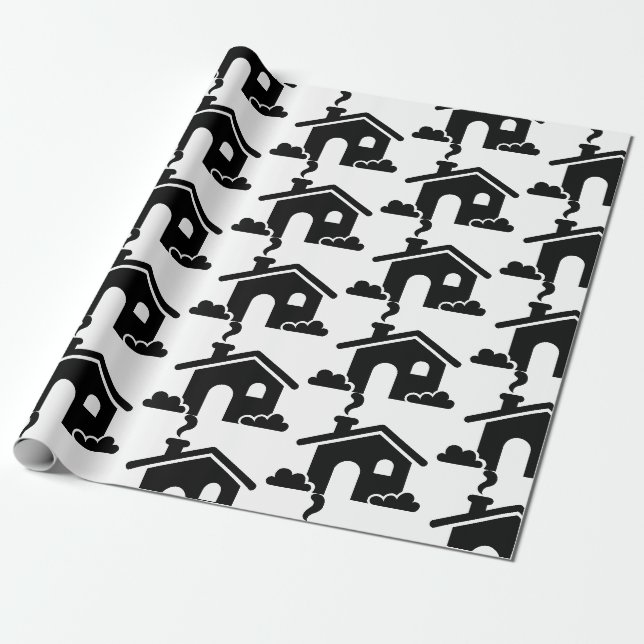 Papier Cadeau Papier d'emballage de la maison (Déroulé)