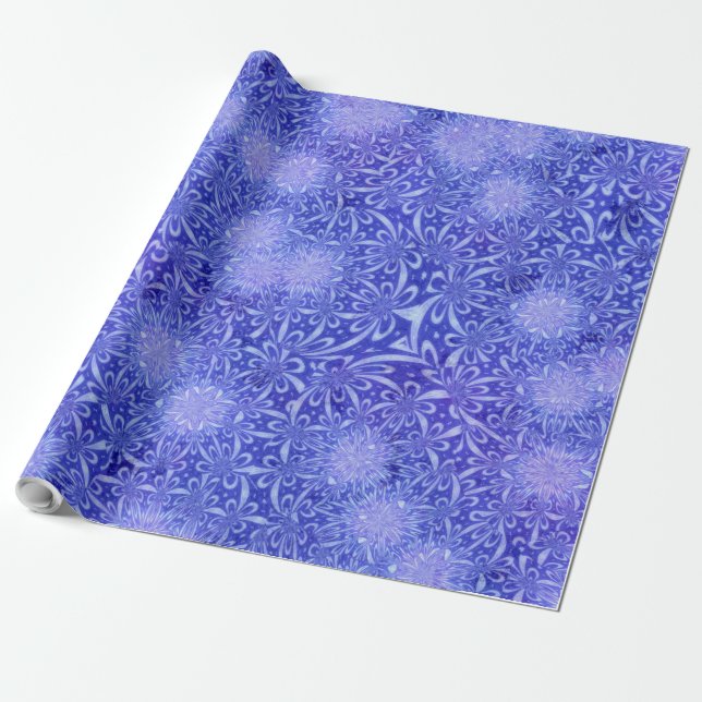 Papier Cadeau papier d'emballage de la passion violette (Déroulé)