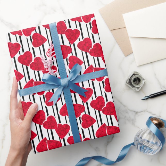 Papier Cadeau Papier d'emballage de la Saint-Valentin (Cadeaux)