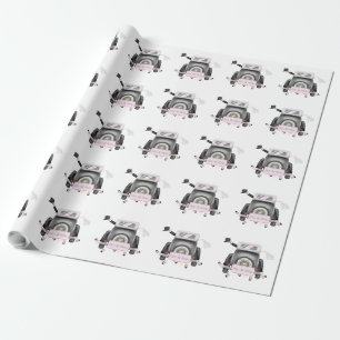 Papier Cadeau Papier d'emballage de M. ET de MME JUST MARRIED