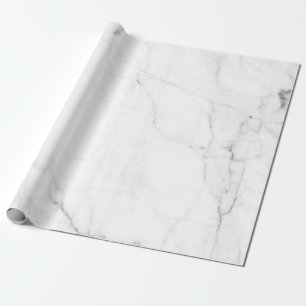 Papier Cadeau Papier d'emballage de marbre blanc mignon, pierre