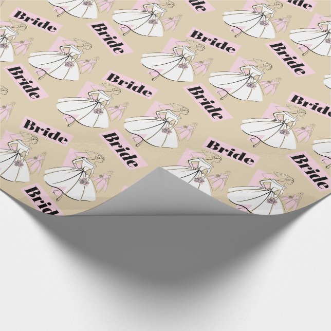 Papier Cadeau Papier d'emballage de mariée de mode Neutral Group (Coin)