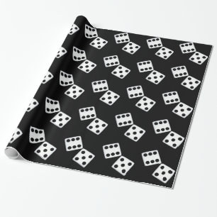 Papier Cadeau Papier d'emballage de matrices blanches
