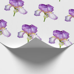 Papier Cadeau Papier d'emballage de motif pourpre lumineux