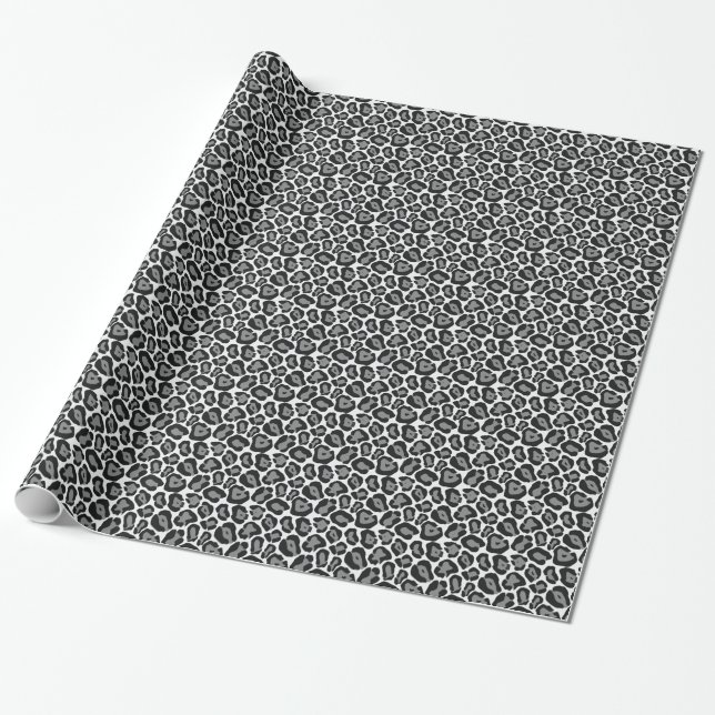 Papier Cadeau Papier d'emballage de neige de motif Girly de (Déroulé)