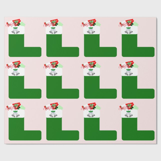 Papier Cadeau Papier d'emballage de Noël (Plat)