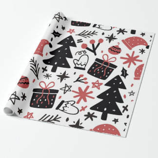 Papier Cadeau papier d'emballage de noël