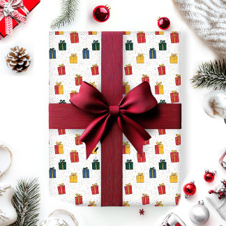 Papier Cadeau Papier d'emballage de Noël