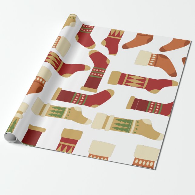 Papier Cadeau Papier d'emballage de Noël (Déroulé)