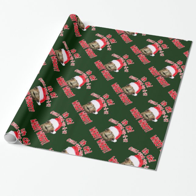 Papier Cadeau Papier d'emballage de Noël de chameau de journée (Déroulé)