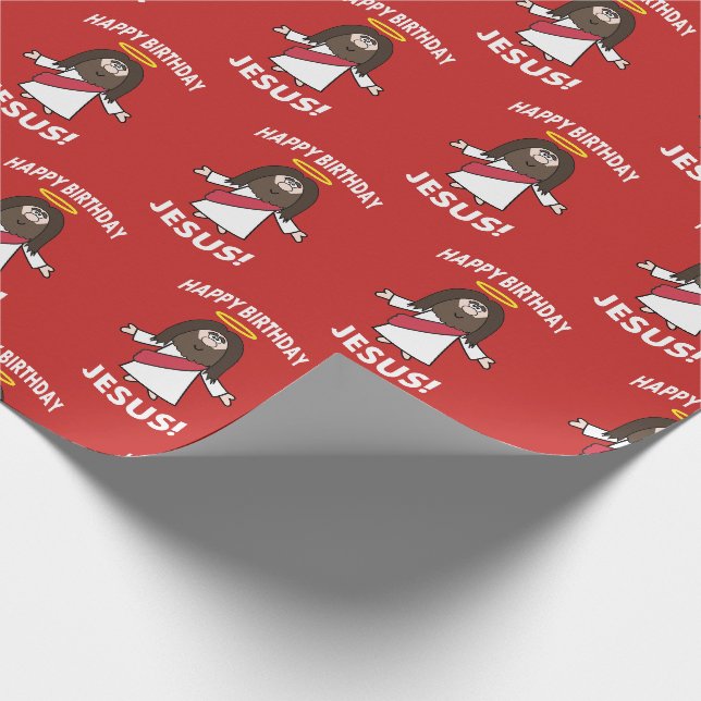Papier Cadeau Papier d'emballage de Noël de Noël de Jésus de (Coin)